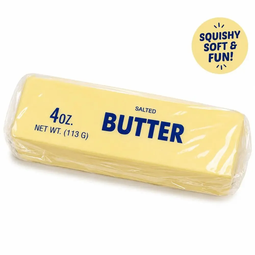 Butter Squishy Toy – Slow Rising Stress Relief Fidget | Realistic Butter Stick